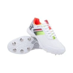 2023 Kookaburra KC 2.0 Spike Cricket Shoes - White/Red/Yellow -Cricket Gear Sales Store 3r2314 kc2.0 red yellow spike hero 1