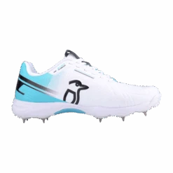 2024 Kookaburra KC 3.0 Spike Cricket Shoes - White/Aqua -Cricket Gear Sales Store 3r2415 kc 3.0 spike inside 2