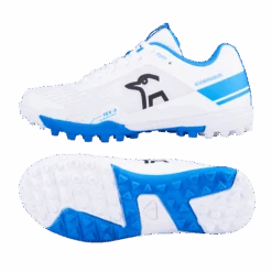 2024 Kookaburra KC 5.0 Rubber Junior Cricket Shoes - White/Royal