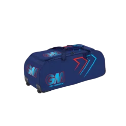 2024 Gunn And Moore 707 Wheelie Cricket Bag - Blue/Red