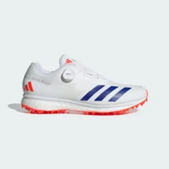 2024 Adidas 22YDS SL22 Boost Cricket Shoes - White/Blue/Red -Cricket Gear Sales Store adizero boost sl22 shoes white ig6751 01 standard