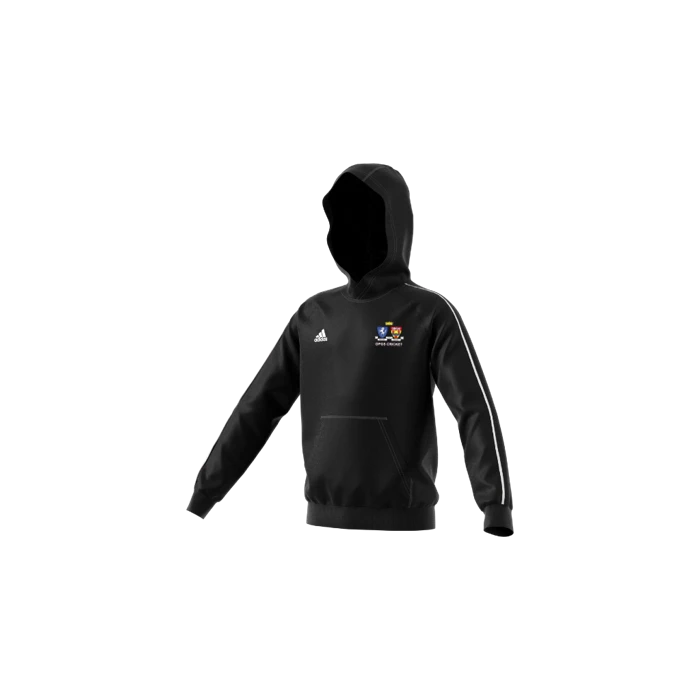 Oakwood Park Grammar School CC Adidas Black Fleece Hoody 1 Oakwood Park Grammar School CC Adidas Black Fleece Hoody