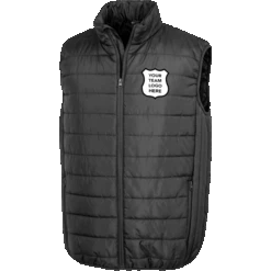 Black Padded Gilet