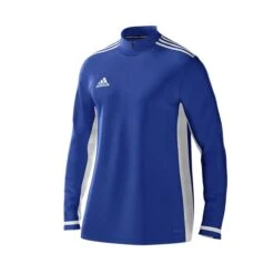 Adidas Blue 1/4 Zip Sports Training Top Jersey