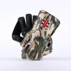 2024 Gray Nicolls Camo Pro Wicket Keeping Gloves -Cricket Gear Sales Store camo wk glove pair