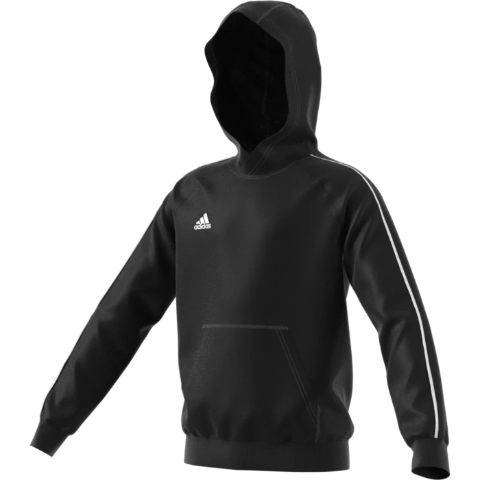 Tenbury United FC Adidas Black Fleece Hoody 1 Tenbury United FC Adidas Black Fleece Hoody