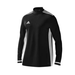 Adidas Black 1/4 Zip Sports Training Top Jersey