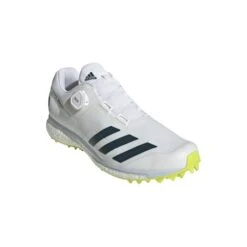 2023 Adidas 22YDS Boost Cricket Shoes - Acid Yellow -Cricket Gear Sales Store gz3631 ftw photo front lateral top transparent 1