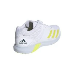2023 Adidas AdiPower Vector Mid Bowling Cricket Shoes - Acid Yellow -Cricket Gear Sales Store h67479 ftw photo back lateral top white min 1