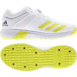 2023 Adidas AdiPower Vector Mid Bowling Cricket Shoes - Acid Yellow -Cricket Gear Sales Store h67479 ftw photo standard white min 1