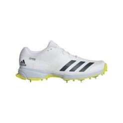 2023 Adidas 22YDS Full Spike II Cricket Shoes - Acid Yellow 12 2023 Adidas 22YDS Full Spike II Cricket Shoes - Acid Yellow -Cricket Gear Sales Store h67480 ftw photo side lateral center white min 1