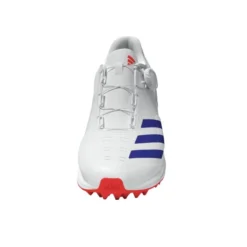 2024 Adidas 22YDS SL22 Boost Cricket Shoes - White/Blue/Red -Cricket Gear Sales Store ig6751 2 footwear zip turntable 3d 3 white