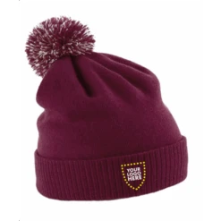 Halton Maroons FC Maroon AR Bobble Beanie
