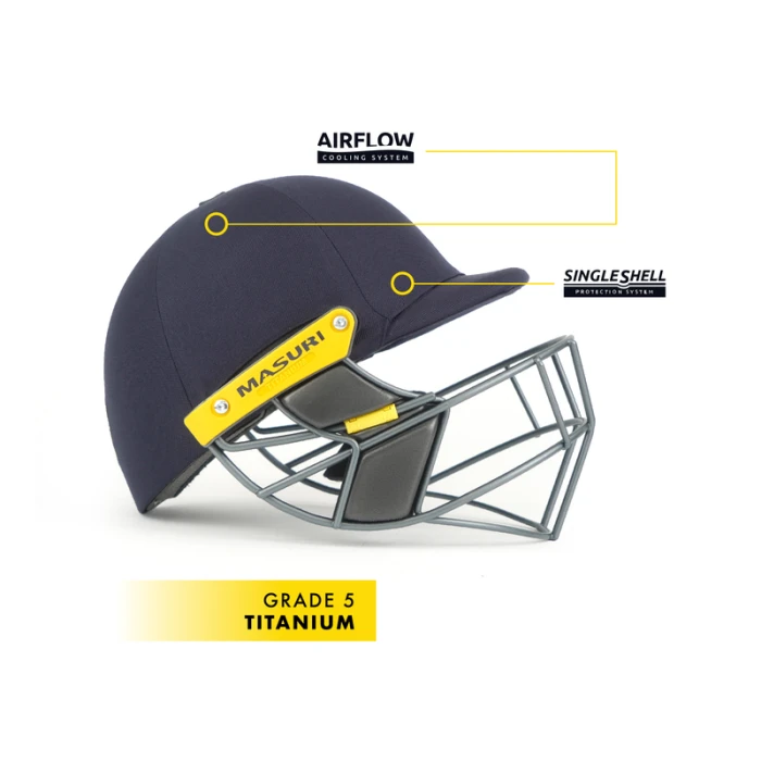 2024 Masuri T-Line Titanium Cricket Helmet 2 2024 Masuri T-Line Titanium Cricket Helmet - Image 2