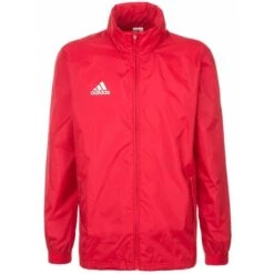 Adidas CoreF Red Junior Rain Jacket