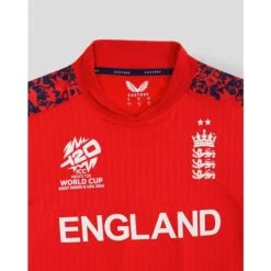 2024 Castore ECB England T20 World Cup Junior Cricket Shirt 18 2024 Castore ECB England T20 World Cup Junior Cricket Shirt -Cricket Gear Sales Store tm6762 wcm 096 detail shots 02
